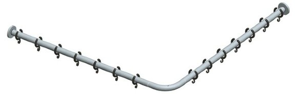 Keuco Набор штанг для душевой занавески для углового душа 1200 мм x 1200 мм,, Plan, 14939 171200 цвет: хром Keuco Набор штанг для душевой занавески для углового душа 1200 мм x 1200 мм,, Plan, 14939 171200 цвет: хром