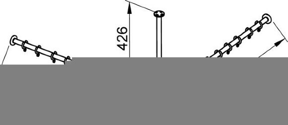 Keuco Набор штанг для душевой занавески для углового душа 1200 мм x 1200 мм,, Plan, 14939 171200 цвет: хром Keuco Набор штанг для душевой занавески для углового душа 1200 мм x 1200 мм,, Plan, 14939 171200 цвет: хром