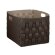 Корзинка Bottega ADJ Италия, 35x40xH30 цвет: шоколад (капучино) арт. 1048.06/04