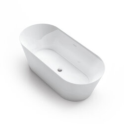 Ванна 150x70x60 см., отдельностоящая, Gruppo Treesse Inka V385BL цвет: белый глянцевый