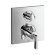 Термостат с запорным/ переключающим вентилем, с рычаговой рукояткой, СМ, внешняя часть, Citterio 39720000 цвет: хром, Axor