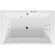 Акриловая ванна Crown Lux 190x120 с гидромассажем Excellent, WAEX.CRO19.SMART.GL