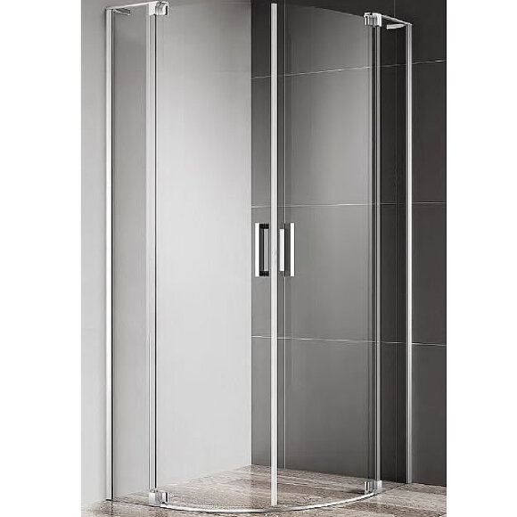 Душевой уголок SLIDER Хром Cezares - SLIDER-R-2-80/90-C-Cr