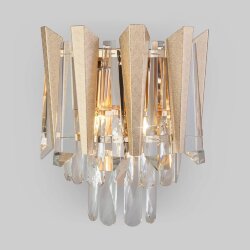 Светильник настенный золотой BOGATES Coda 328-2 Strotskis цвет: золото