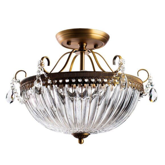 Потолочный светильник, вид хай-тек Schelenberg Arte Lamp цвет:  латунь - A4410PL-3SR