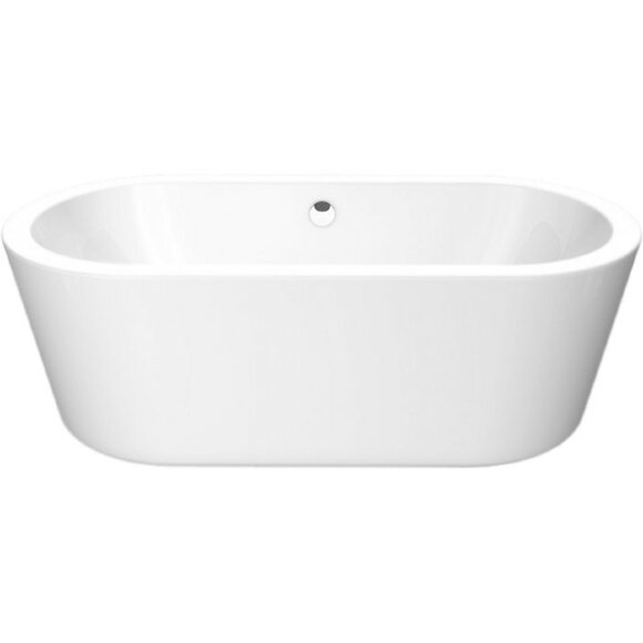 BelBagno Акриловая ванна 177,5x80,5, отдельностоящая, овальная, белая, арт. BB12-1775