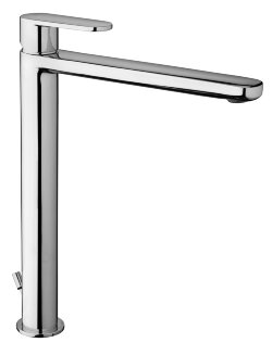 Paffoni Смеситель для раковины высокий с донным клапаном клик-клак 1 1/4" арт. CA081KCR Paffoni Смеситель для раковины высокий с донным клапаном клик-клак 1 1/4" арт. CA081KCR