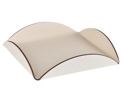 Подставка для сервировки панна котта, 15х15 кожа ADJ - 0020.16