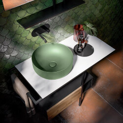 Раковина KERASAN Nolita, 534411*0 цвет: Verde muschio Раковина KERASAN Nolita, 534411*0 цвет: Verde muschio