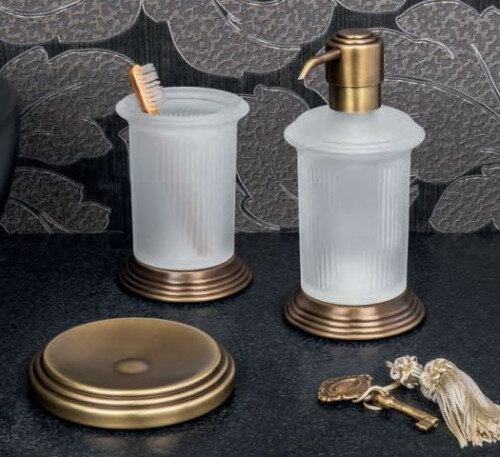 Стакан для зубных щеток настольный COLOMBO DESIGN HERMITAGE B3341.GOLD  цвет: золото