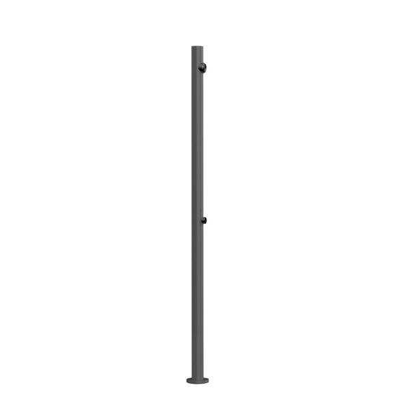 Внешние части для уличной душевой стойки на 1 выход, Origini Gessi цвет: Steel Brushed - 63209#239