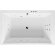 Акриловая ванна Crown Lux 190x120 с гидромассажем Excellent, WAEX.CRO19.SMART.CR
