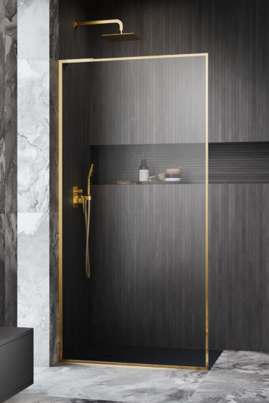 Душевая перегородка Radaway Modo F SL II Gold, цвет: золото, арт. 10419054-09-01R