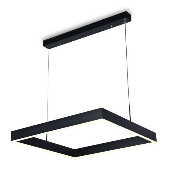 Подвесной светодиодный светильник ACRYLICA хай-тек FA6626, Ambrella light цвет: черный