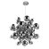 Подвесной светильник, вид современный Molecule Arte Lamp цвет:  хром - A8313SP-9CC