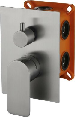 BelBagno Встраиваемый смеситель для душа матовый сатиноднорычажный, NOVA, арт. NOV-SDMC-IN BelBagno Встраиваемый смеситель для душа матовый сатиноднорычажный, NOVA, арт. NOV-SDMC-IN