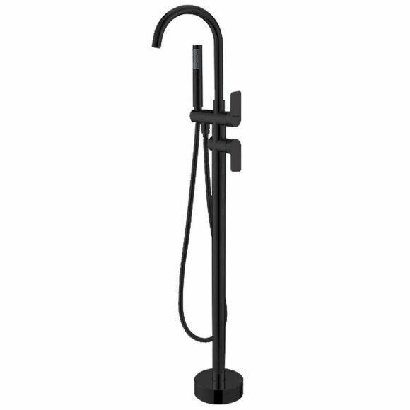 Смеситель для ванны, UK8320B, Matt Black, Black&White арт. 8320BUK