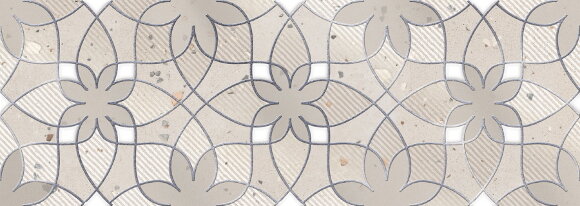 Купить Керамогранит Terrazzo Decor Marfil Chloe 587562002 плитка 25.1х70.9 (Россия) Eletto Ceramica в Москве