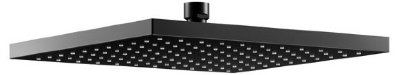 Keuco Верхний душ без держателя 250 мм, квадратной формы, Universal, 53086 370100 цвет: черный матовый