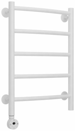 Электрический полотенцесушитель Формат 12 600х400 левый Стилье, 30513-6040 цвет: матовый белый Электрический полотенцесушитель Формат 12 600х400 левый Стилье, 30513-6040 цвет: матовый белый