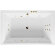 Акриловая ванна Crown Lux 190x120 с гидромассажем Excellent, WAEX.CRO19.SMART.BR
