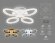 Потолочная светодиодная люстра Original неоклассика FA4485, Ambrella light цвет: белый