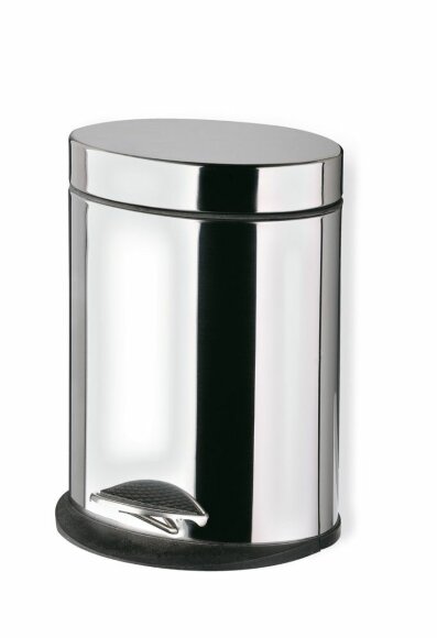 Овальный контейнер для мусора - 3 литра STIL HAUS, полированная сталь - 802.3LOVALE(55)