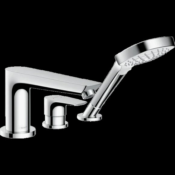 Hansgrohe смеситель для ванны на 3 отверстия, Talis E, глянцевый хром арт. 71730000