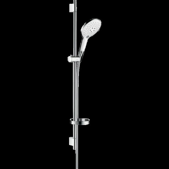 Hansgrohe душевой гарнитур со штангой 90см и мыльницей, Raindance Select S, матовый хром арт. 27803400