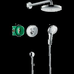 Hansgrohe душевая система скрытого монтажа с термостатом, Raindance Select S, глянцевый хром арт. 27297000 Hansgrohe душевая система скрытого монтажа с термостатом, Raindance Select S, глянцевый хром арт. 27297000