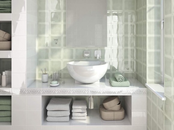 Kerama Marazzi Авеллино 18009 Фисташковый 15x15 - керамическая плитка и керамогранит