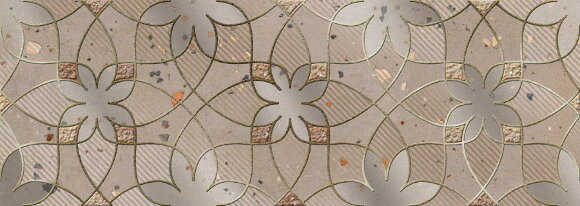 Купить Керамогранит Terrazzo Decor Mocca Chloe 587572002 плитка 25.1х70.9 (Россия) Eletto Ceramica в Москве