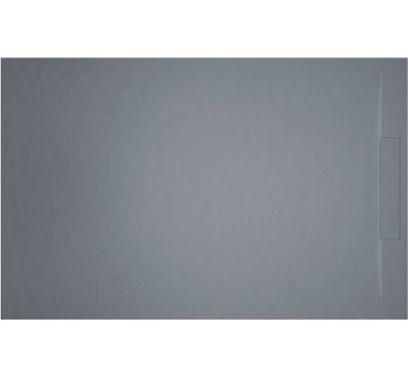 Поддон ISOLA 100x80 COLOUR LIGHT GRAY RIHO DR140900000000S