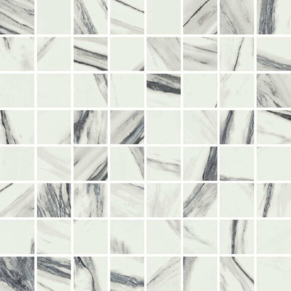 Мозаика Italon Charme Deluxe 610110000633 Statuario Fantastico Mosaico Lux 29.2x29.2 в Москве купить