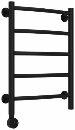 Электрический полотенцесушитель Формат 12 600х400 левый Стилье, 31513-6040 цвет: матовый чёрный Электрический полотенцесушитель Формат 12 600х400 левый Стилье, 31513-6040 цвет: матовый чёрный