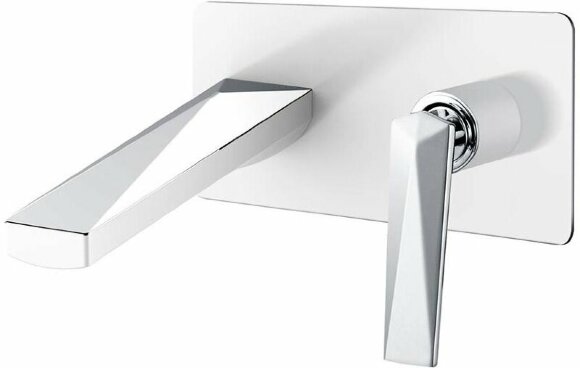 Смеситель для раковины Venturo 375-W Белый Хром Boheme