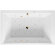 Акриловая ванна Crown Lux 190x120 с гидромассажем Excellent, WAEX.CRO19.RELAX.GL