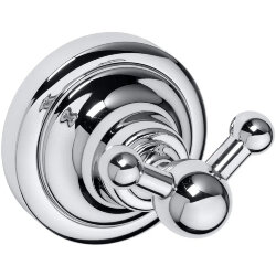 Крючок двойной Bemeta Retro 144306032 6.5 x 6.5 x 6.5 см, цвет: хром Крючок двойной Bemeta Retro 144306032 6.5 x 6.5 x 6.5 см, цвет: хром