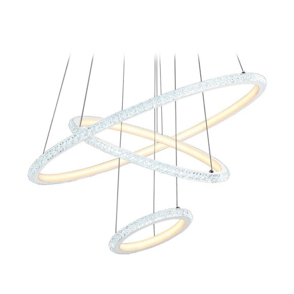 Подвесной светодиодный светильник Acrylica Original хай-тек FA9561, Ambrella light цвет: белый