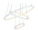 Подвесной светодиодный светильник Acrylica Original хай-тек FA9561, Ambrella light цвет: белый
