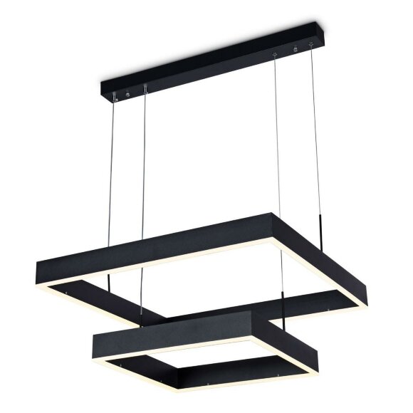 Подвесной светодиодный светильник ACRYLICA хай-тек FA6633, Ambrella light цвет: черный