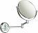 Настенное круглое косметическое зеркало (3x) с поворотным механизмом STIL HAUS, хром - 489(08)