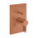 Смеситель для ванны и душа, настенный, Gessi Inverso Diamantato, copper brushed pvd арт. 73679#708