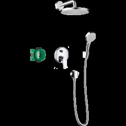 Hansgrohe душевая система скрытого монтажа со смесителем, Crometta S, глянцевый хром арт. 27958000 Hansgrohe душевая система скрытого монтажа со смесителем, Crometta S, глянцевый хром арт. 27958000