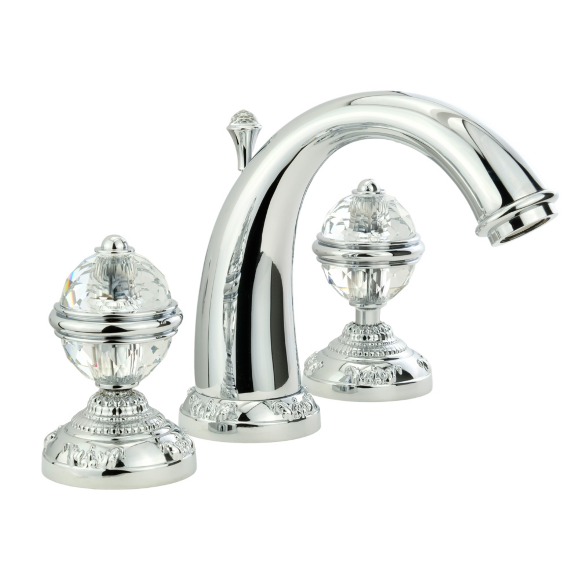 Смеситель для раковины, на 3 отв., ручки CRYSTAL, Migliore Cristalia, хром арт. 30941