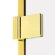Шторка для ванны 80 см Avexa gold New Trendy золото арт. EXK-2173-WP