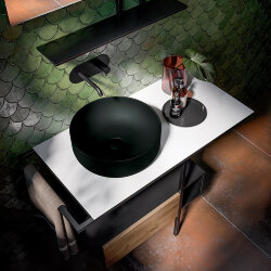 Раковина KERASAN Nolita, 534431*0 цвет: черный матовый Раковина KERASAN Nolita, 534431*0 цвет: черный матовый