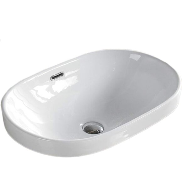 Раковина для ванной CeramaLux 610х400х190 5006С цвет: белый