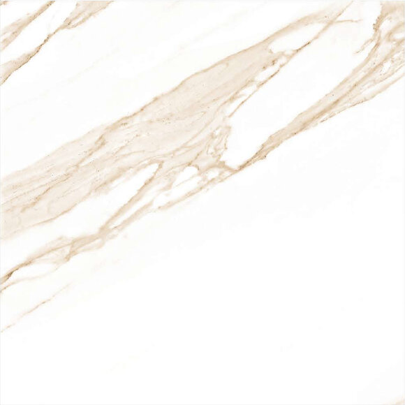 Керамогранит ITC Luna Gold Glossy 60x60 цвет: белый