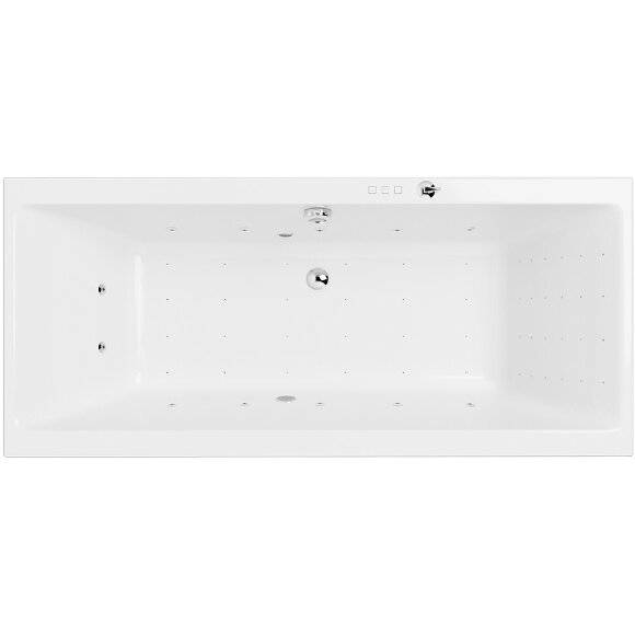 Акриловая ванна Pryzmat 150x75 с гидромассажем Excellent, WAEX.PRY15.NANO.CR